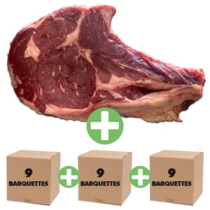 COLIS SPECIAL CÔTE DE BOEUF + STEAKS HACHÉS VBF